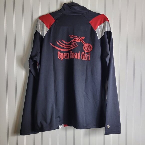 Holloway Open Road Biker Gear Full Zip Jacket Women's SZ 2XL - Picture 2 of 4